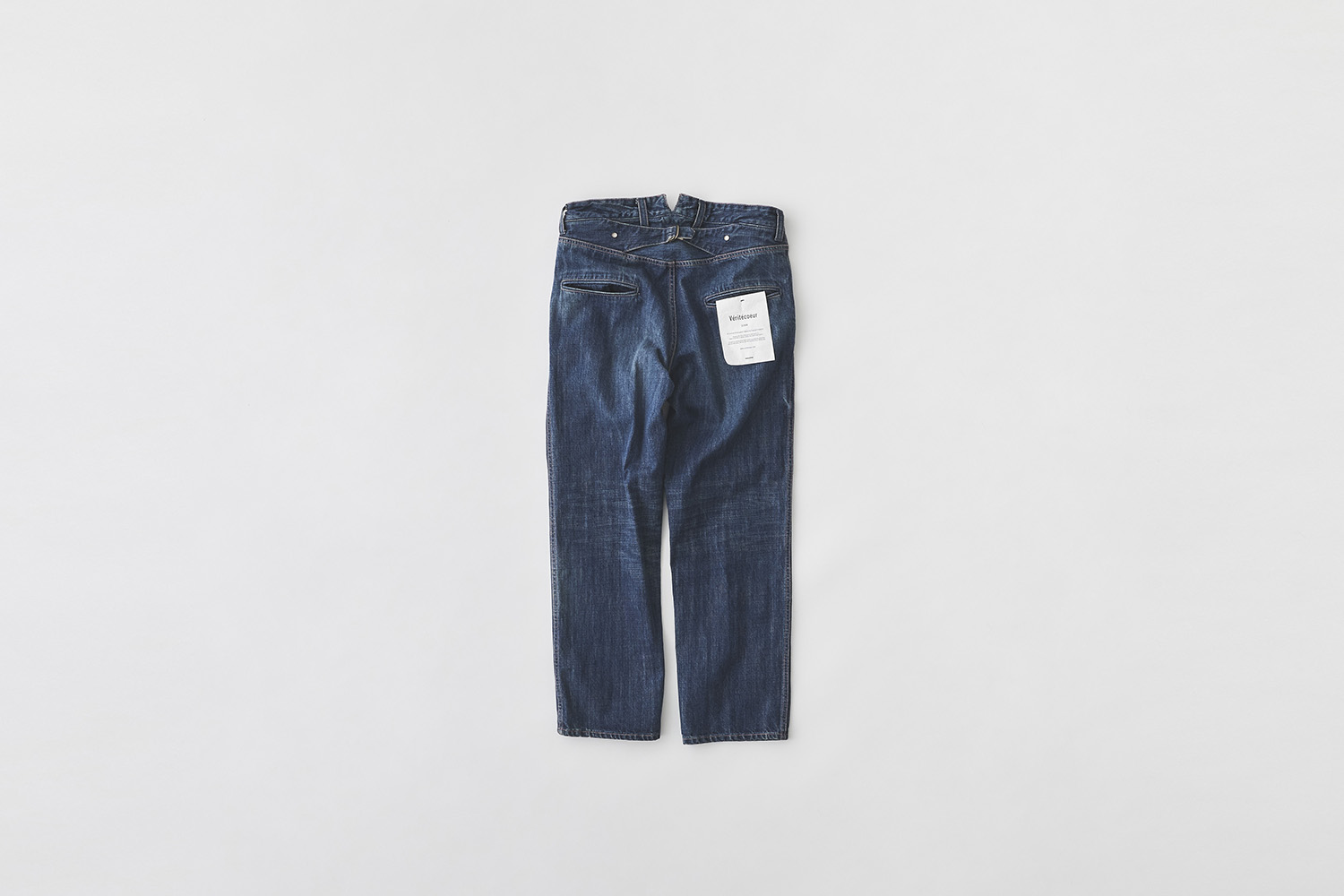 ST021 PIPING POCKET STRAIGHT DENIM Image01