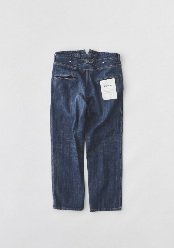 ST021 PIPING POCKET STRAIGHT DENIM