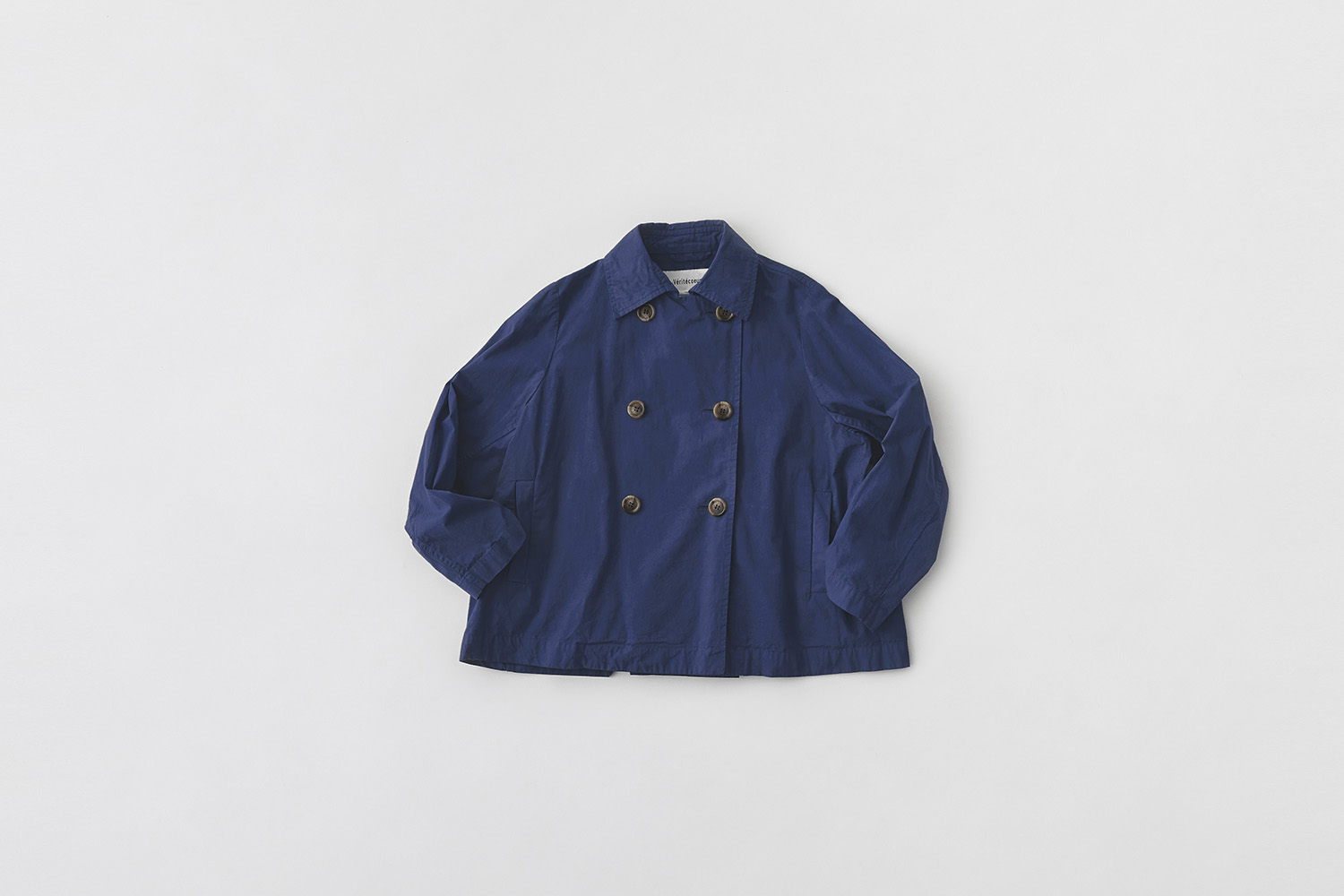 ST102 DOUBLE BUTTON SHORT COAT Image01