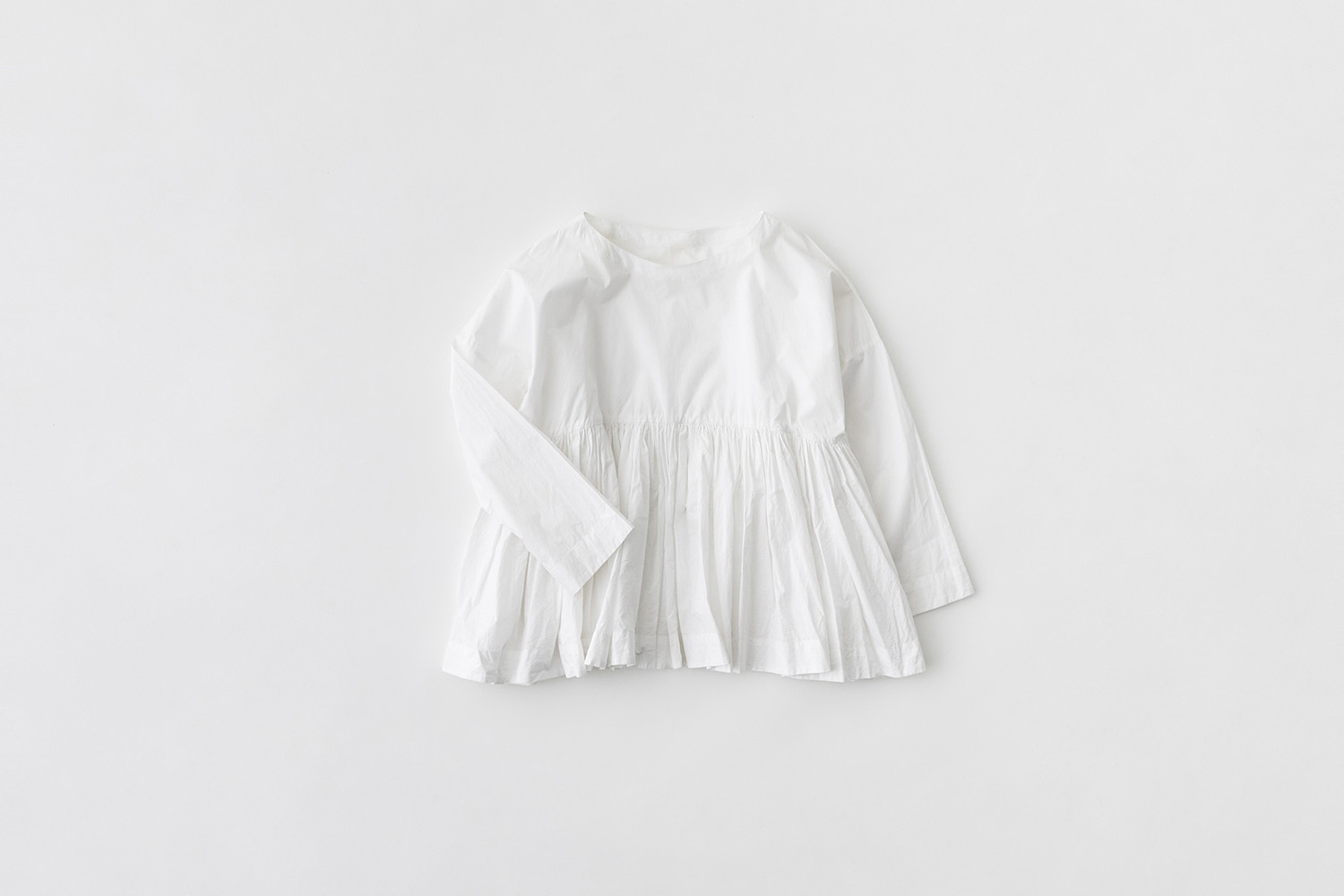 ST141 GATHERED SHORT TUNIC Image01